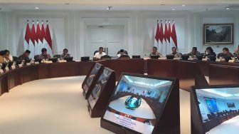 Wapada Corona, Rapat Jokowi dan Menteri Dilakukan dengan Teleconference