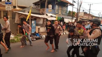 Penangkapan di Pabuaran Sukabumi Viral, Polisi Tes Urine Anggota Geng Motor