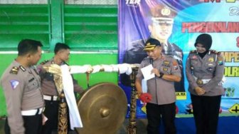 Satlantas Sampang, Ajak Anak Usia Dini Mengenal Etika Berlalu Lintas