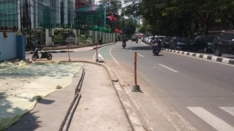 Jalur Sepeda Cikini Dibongkar, PSI Kasih Sindiran ke Anies