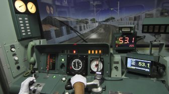 Melihat Lebih Dekat Simulator Kereta Rel Listrik