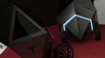 Mirip Berlian, Wujud Kendaraan Konsep Tesla Ini Membingungkan