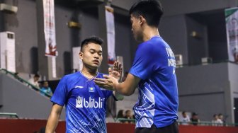 Rekap Hasil Swiss Open 2021 - Ruselli Hartawan Tumbang, Leo/Daniel Melaju