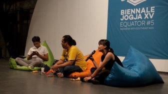 Wicara Seniman Biennale Jogja 2019, Merekam Eksploitasi Dunia Pekerja