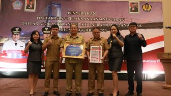 Pemkot Tomohon terima DIPA dan penghargaan dari Pemerintah RI