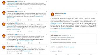 Akun Twitter Disebut Dukung LGBT, Waketum Gerindra: Ada Kesalahan Pimpinan