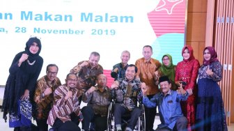 Kemensos Gelar Makan Malam Bersama Penyandang Disabilitas