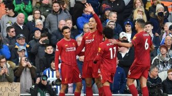 Van Dijk Menggila, Liverpool Ungguli Brighton di Babak Pertama