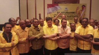 Jelang Munas, Golkar Papua Deklarasikan Dukungan Kepada Airlangga Hartarto