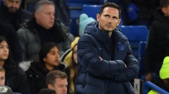 Wajah Muram Lampard Lihat Chelsea Digilas West Ham