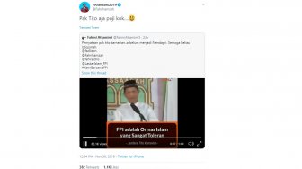 Pidato Tito Sebut FPI Ormas Islam Sangat Toleran Kembali Viral