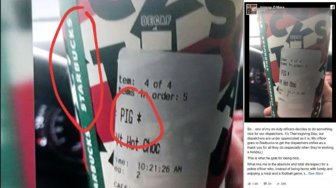 Polisi Dapat Gelas Kopi Tertulis Nama Babi, Starbucks Pecat Karyawannya