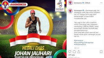 Johan Jauhari Tambah Perolehan Medali Emas Indonesia di SEA Games 2019