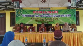 Dinas Koperasi & UM Sumenep Lakukan Sosialisasi SHAT di Batang-batang Daya