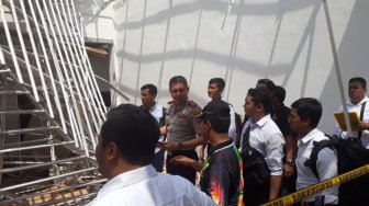 Polisi Selidiki Kasus Ambruknya Proyek Kantor Kecamatan Jenggawah