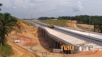 Progres Pembangunan Tol Pekanbaru-Dumai Sudah 85 Persen