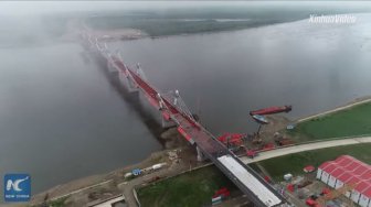 Resmi Dibuka Tahun Depan, Ini Jembatan Pertama Penghubung China dan Rusia