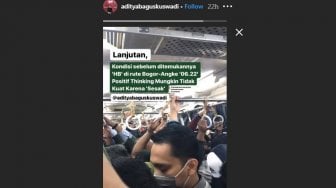 Viral Temuan Bra saat Berdesakan di KRL, Warganet Bingung