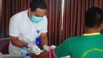 Puluhan WBP Rutan Rangkasbitung Jalani Pemeriksaan HIV/AIDS, Ini Hasilnya 