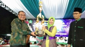 Tim Rebana Ibu-ibu MT Al Muhajirin Boyong Piala Bupati Tabanan