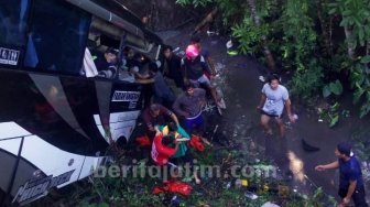 Bus Rombongan Guru TK Terjung ke Jurang, Berikut Nama-nama Korban