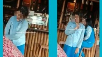 Masih Pakai Seragam, Viral Aksi Siswi Cantik Berjoget sambil Mabuk