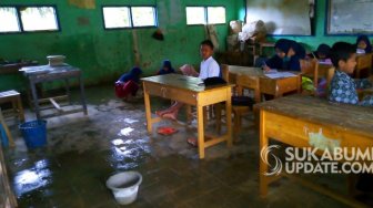 Dua SD di Bojong Kalibunder Rusak Berat, Disdik Sukabumi: KBM Dipindah