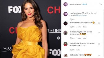 Hadir di Miss Universe 2019, Olivia Culpo Kenakan Gaun Princess Belle