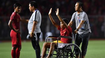 Wajah Lesu Pemain Timnas U-22 Indonesia Usai Kalah di Final SEA Games