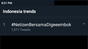 Tagar #NetizenBersamaDigeeembok Trending, Buntut Laporan Dugaan Pencemaran Nama Baik?