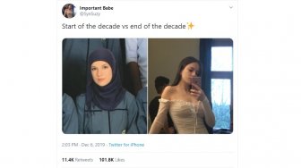 Viral Wanita Keturunan Latvia-Lebanon Lepas Hijab, Fotonya Buat Geger