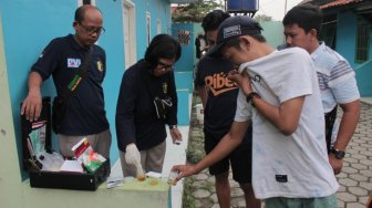 Mendadak Petugas Gabungan Polda Banten Sisir Kosan di Kota Serang