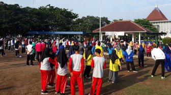 Senam Massal Bareng Bupati Cara Pemkab Lebak Dongkrak Semangat Inovasi ASN