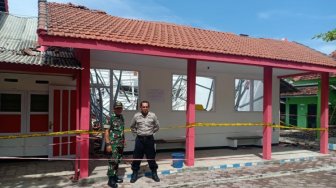 Baru Dibangun, Atap Bangunan di SDN 2 Keting Kabupaten Jember Ambruk