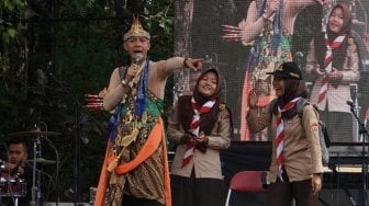 Di Pawai Nitilaku UGM, Ganjar: Bikin Cebong dan Kampret Jadi Cepret