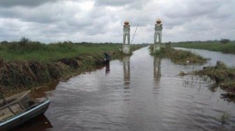 2 Desa di Riau "Tenggelam" Akibat Banjir, Warga Terpaksa Mengungsi
