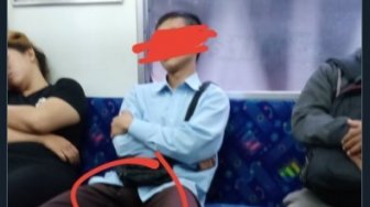 Pelecehan di KRL, Pria Ini 'Gesek-gesek' sampai Celananya Basah
