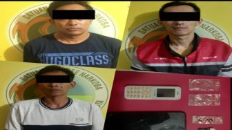 Satresnarkoba Polresta Mojokerto Berhasil Ciduk Tiga Tersangka Narkoba
