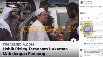 CEK FAKTA: Habib Rizieq Shihab Terancam Dipancung di Arab, Benarkah?