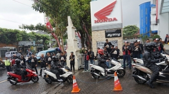 Komunitas Honda Bali Sambut Hangat Peserta PCX Luxurious Trip