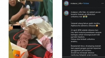 Video Balita Menangis Peluk Jenazah Ibunya, Pesan Terakhir Bunda Viral