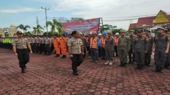 Gelar Pasukan Operasi Lilin 2019 Bengkalis