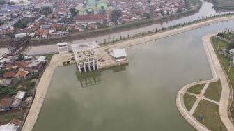 Melihat Kolam Retensi Cieunteung di Kabupaten Bandung