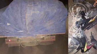 Terpental Lalu Dilindas Truk, Warga Muaro Jambi Tewas di Tempat