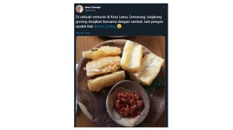 Putri Gus Mus Temukan Sajian Unik Singkong Dicocol Sambal di Semarang