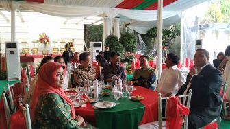 Menlu hingga Jaksa Agung Hadiri Open House di Kediaman Menkominfo