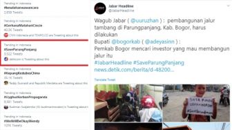 #SaveParungPanjang Bergema, Truk Tambang Diprotes Sebabkan Macet dan Polusi