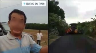 Ngaku PNS dan Ngotot Minta Terobos Jalan Beraspal Basah, Aksi Pemobil Ini Bikin Heboh