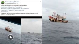 Beredar Video Nelayan Indonesia di Laut Natuna Diganggu Kapal Asing