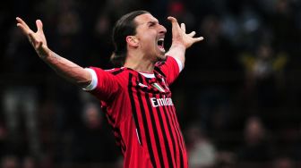 Zlatan Ibrahimovic Cetak Gol, AC Milan Pesta 9-0 di Laga Uji Coba